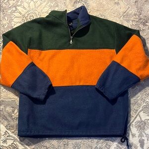 Orange and Blue Colorblock